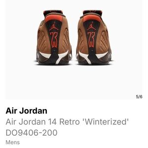 Air Jordan 14 Retro 'Winterized' Sneakers